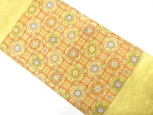 アンティーク　花蜀江模様織り出し袋帯（材料）